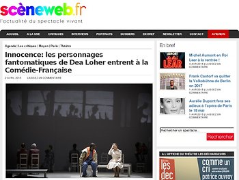 Les personnages fantomatiques de Dea Loher entrent à la Comédie-Française
