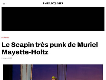 Le Scapin très punk de Muriel Mayette-Holtz