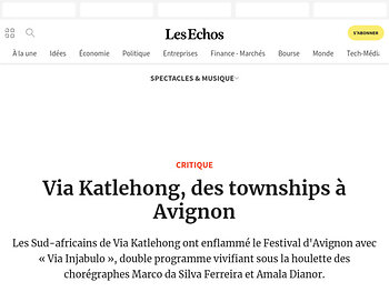 Via Katlehong, des townships à Avignon