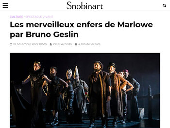 Les merveilleux enfers de Marlowe par Bruno Geslin