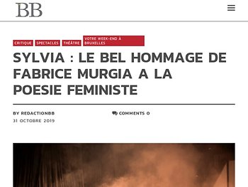 Le bel hommage de Fabrice Murgia à la poésie féministe