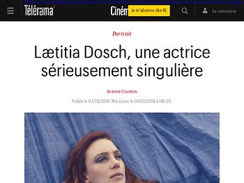 Lætitia Dosch, une actrice sérieusement singulière