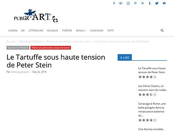 Le Tartuffe sous haute tension de Peter Stein