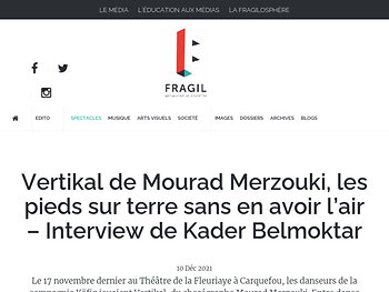 Les pieds sur terre sans en avoir l'air - Interview de Kader Belmoktar