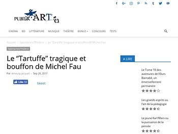 Le "Tartuffe" tragique et bouffon de Michel Fau