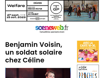 Benjamin Voisin, un soldat solaire dans la Guerre de Céline