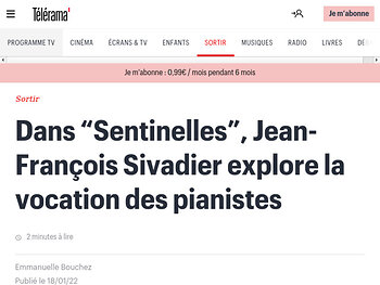 Dans “Sentinelles”, Jean-François Sivadier explore la vocation des pianistes