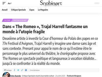 Dans « The Romeo », Trajal Harrell fantasme un monde à l’utopie fragile