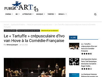 Le "Tartuffe" crépusculaire d'Ivo van Hove à la Comédie-Française