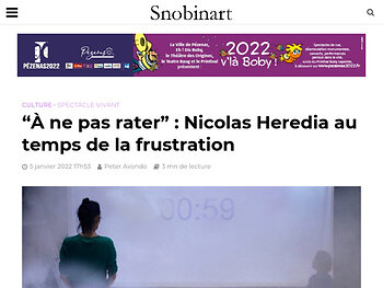 "À ne pas rater" : Nicolas Heredia au temps de la frustration